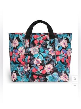 Lug Ferry Expandable Carry All Tote Bag in Resort Tropics